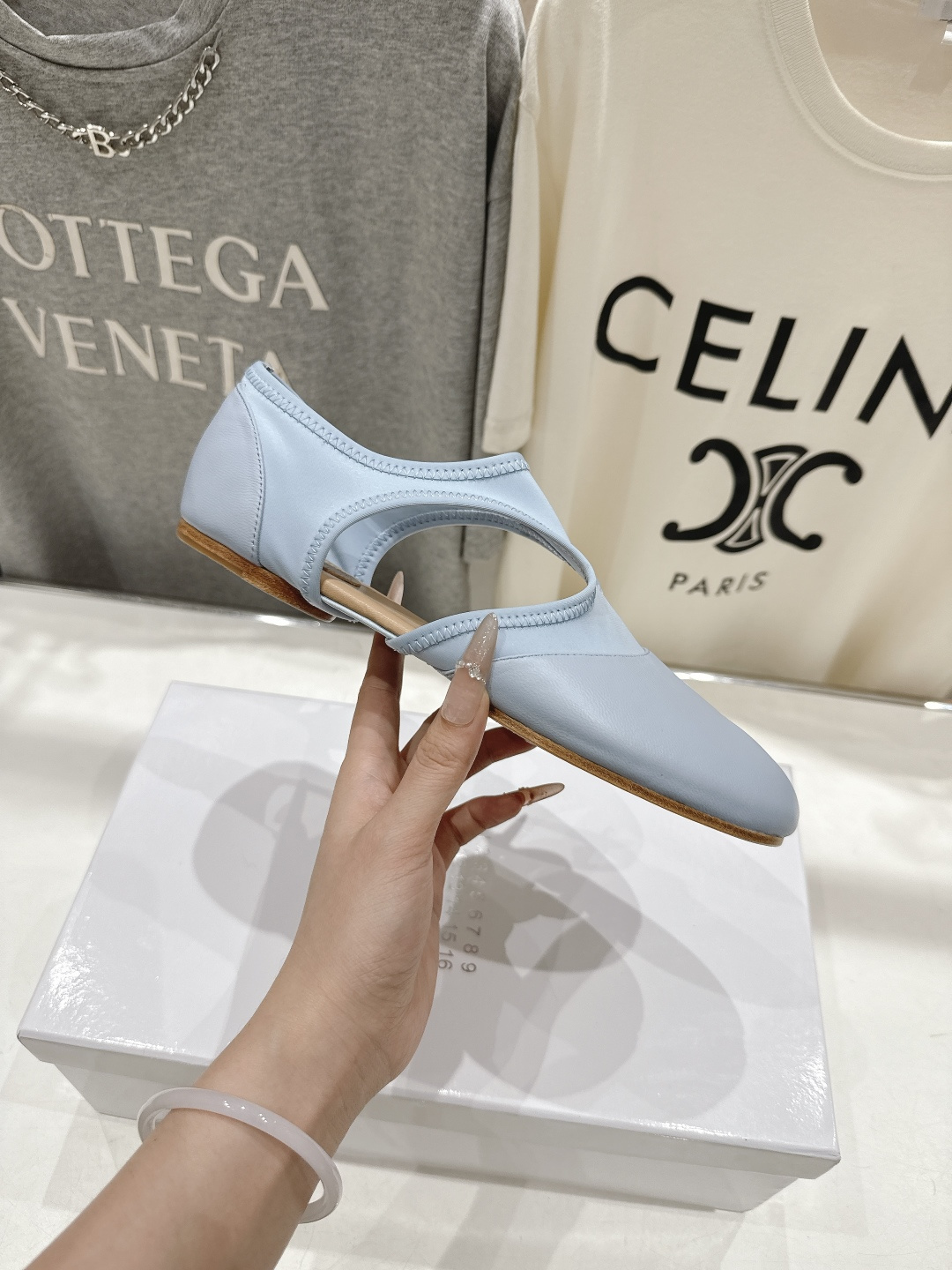 高版本出厂 MM6【Maison Magical】马吉拉26ss春夏新品文艺复古风一脚蹬平底分趾鞋懒人鞋