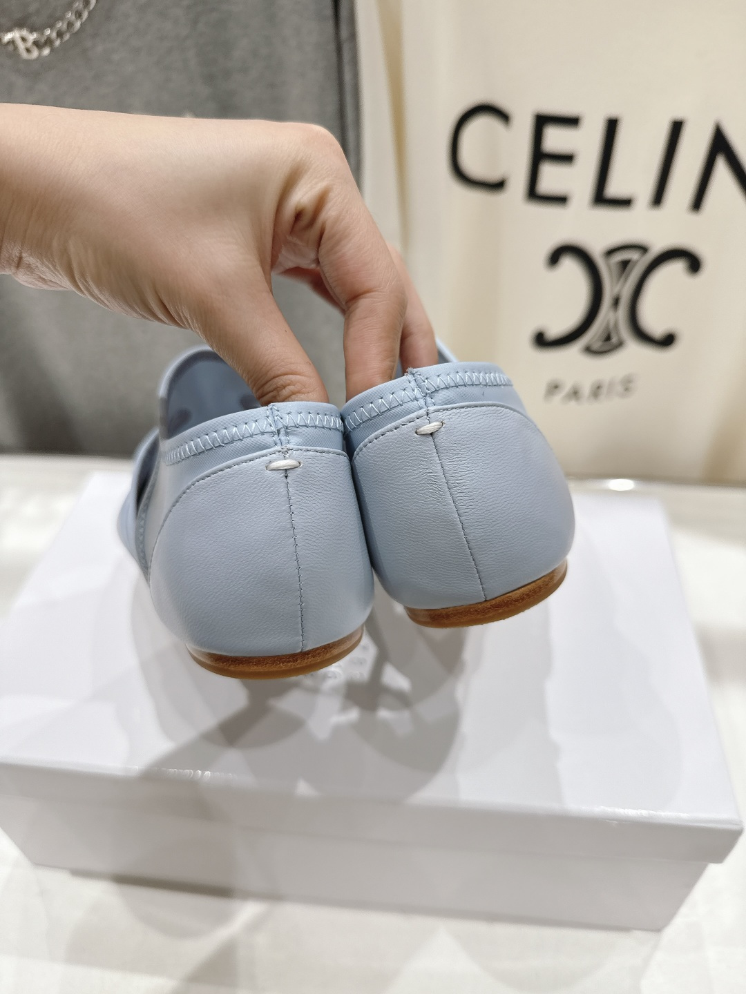 高版本出厂 MM6【Maison Magical】马吉拉26ss春夏新品文艺复古风一脚蹬平底分趾鞋懒人鞋