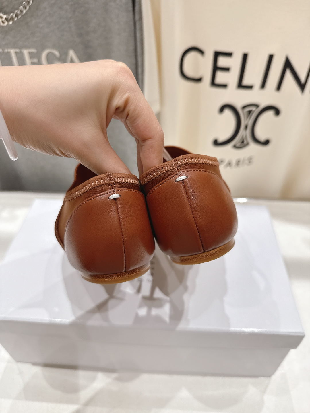 高版本出厂 MM6【Maison Magical】马吉拉26ss春夏新品文艺复古风一脚蹬平底分趾鞋懒人鞋