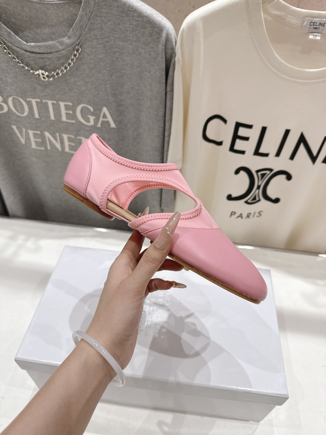 高版本出厂 MM6【Maison Magical】马吉拉26ss春夏新品文艺复古风一脚蹬平底分趾鞋懒人鞋