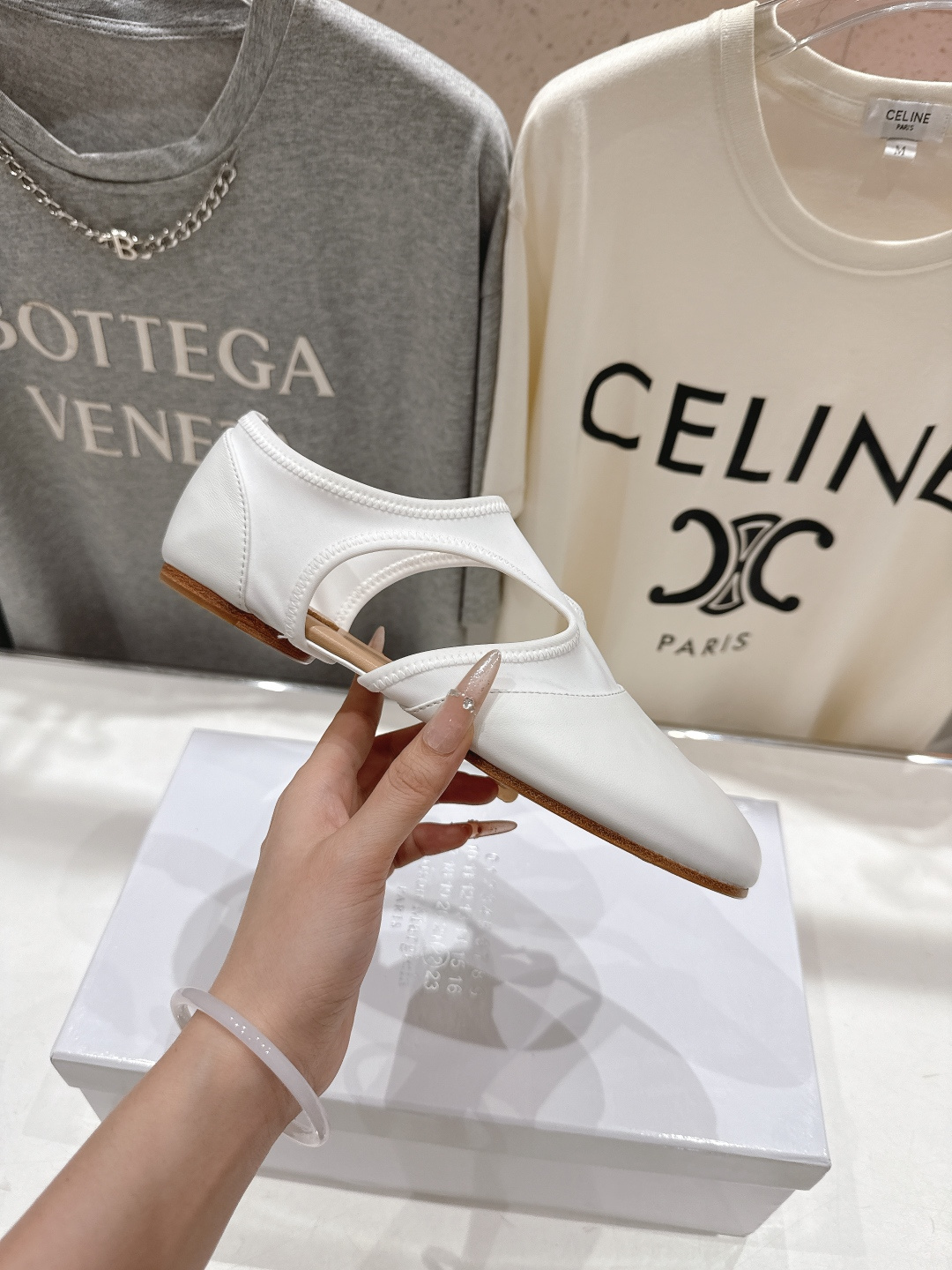 高版本出厂 MM6【Maison Magical】马吉拉26ss春夏新品文艺复古风一脚蹬平底分趾鞋懒人鞋