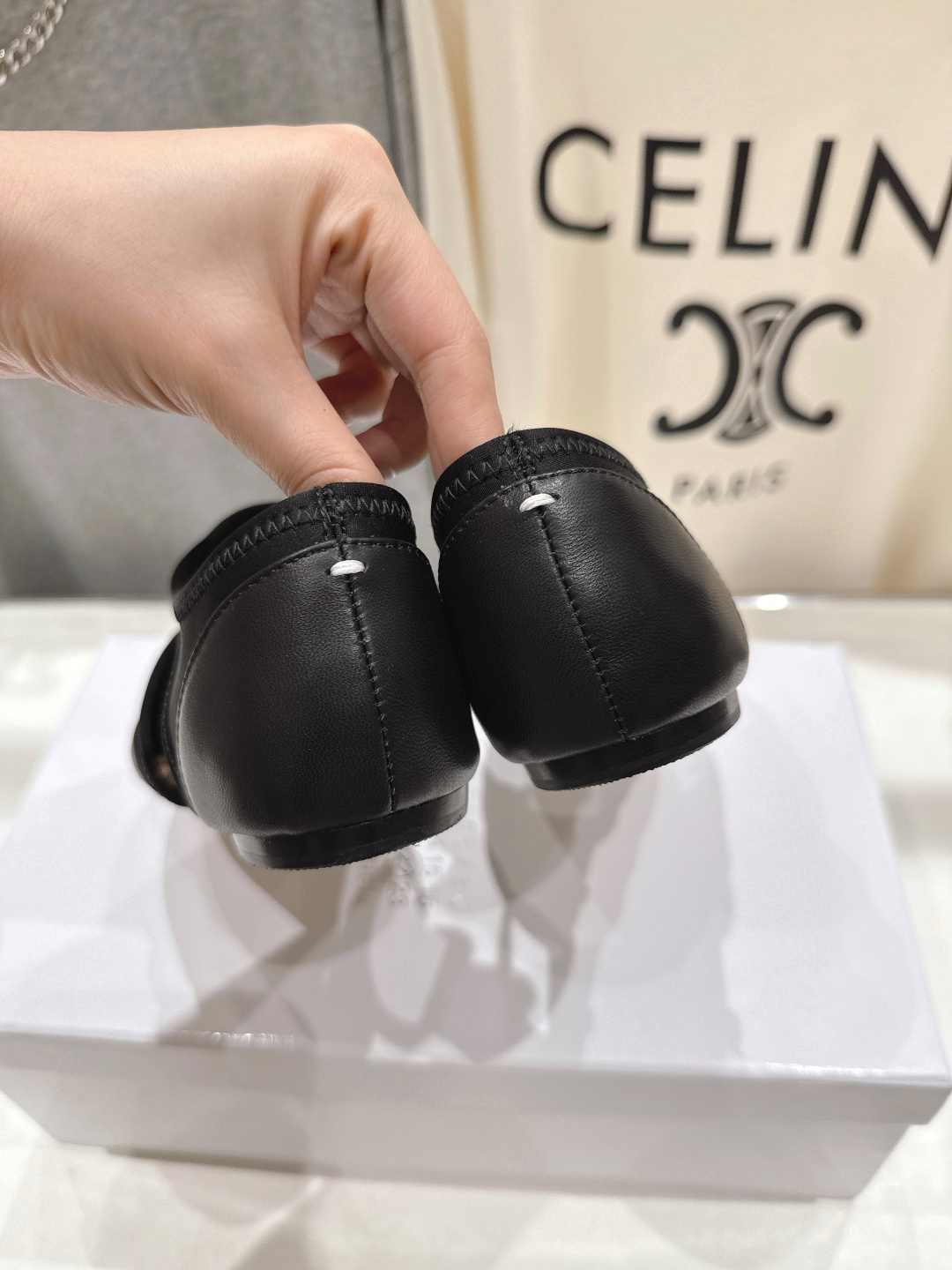 高版本出厂 MM6【Maison Magical】马吉拉26ss春夏新品文艺复古风一脚蹬平底分趾鞋懒人鞋