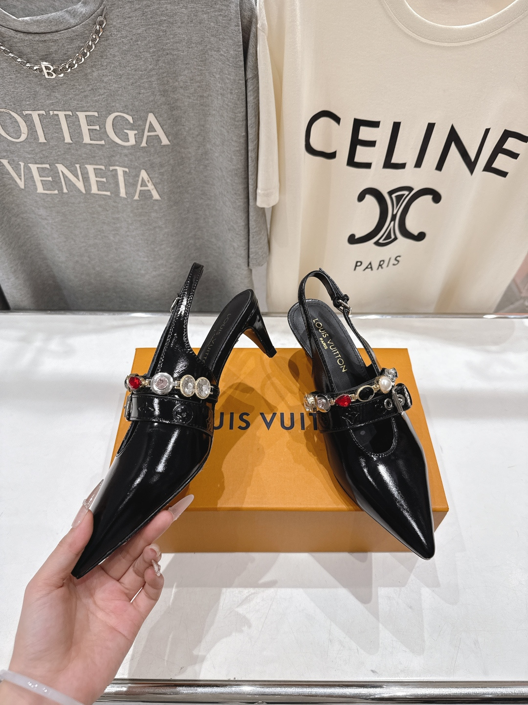 高版本出厂 Louis Vuitton ss26 new arrival LV驴牌春夏系列新款尖头高跟凉