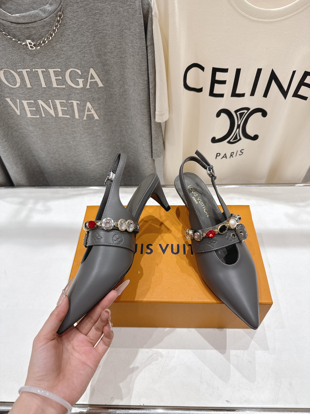 高版本出厂 Louis Vuitton ss26 new arrival LV驴牌春夏系列新款尖头高跟凉