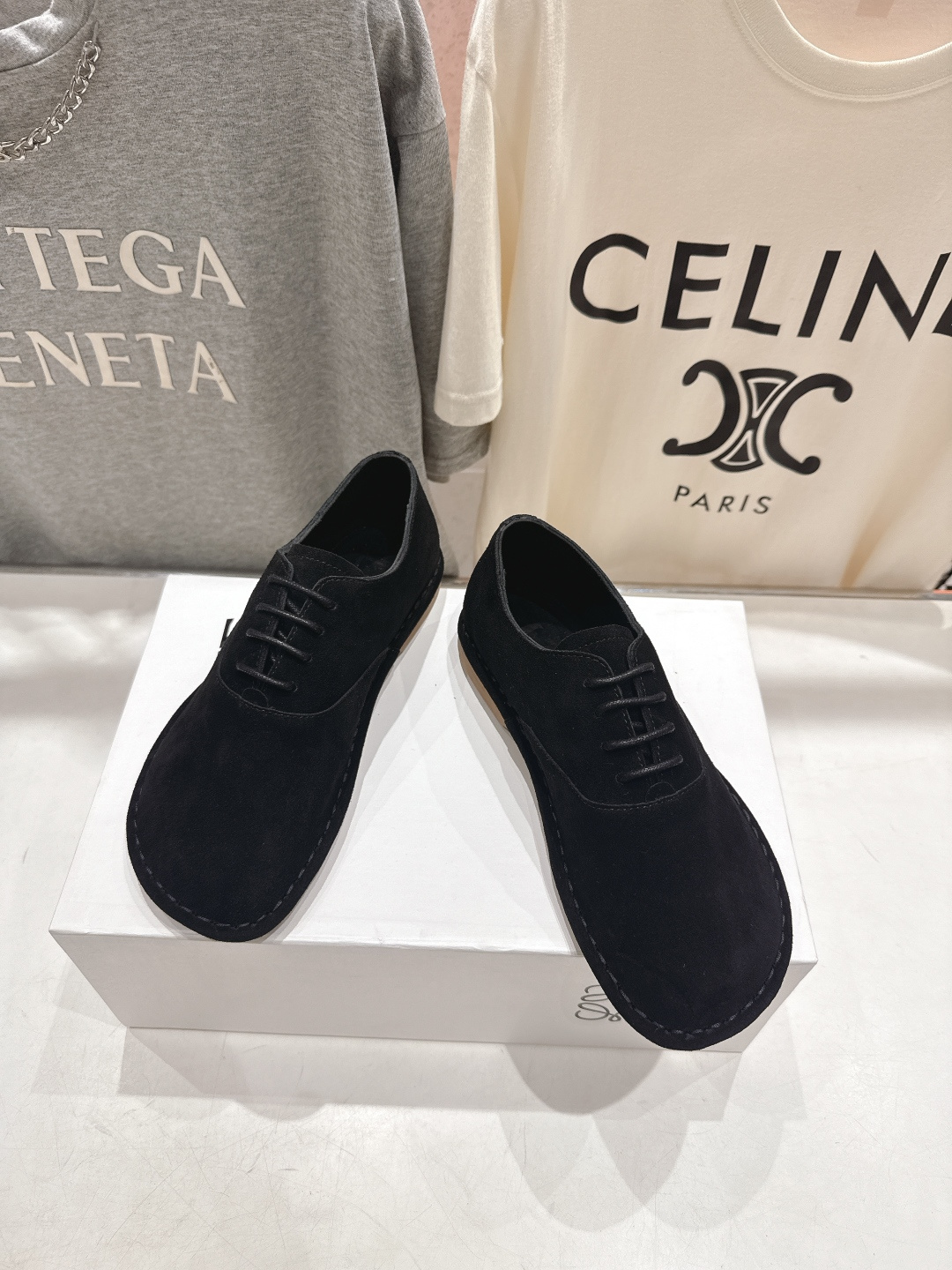 高版本出厂 LOEWE/罗意威F036 2026ss早春新款平底鞋乐福鞋单鞋非常舒服的平底鞋，极简设计理