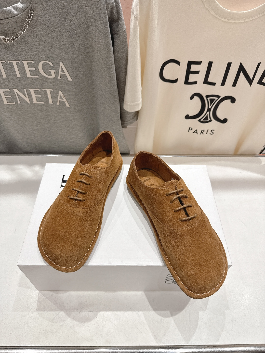 高版本出厂 LOEWE/罗意威F036 2026ss早春新款平底鞋乐福鞋单鞋非常舒服的平底鞋，极简设计理