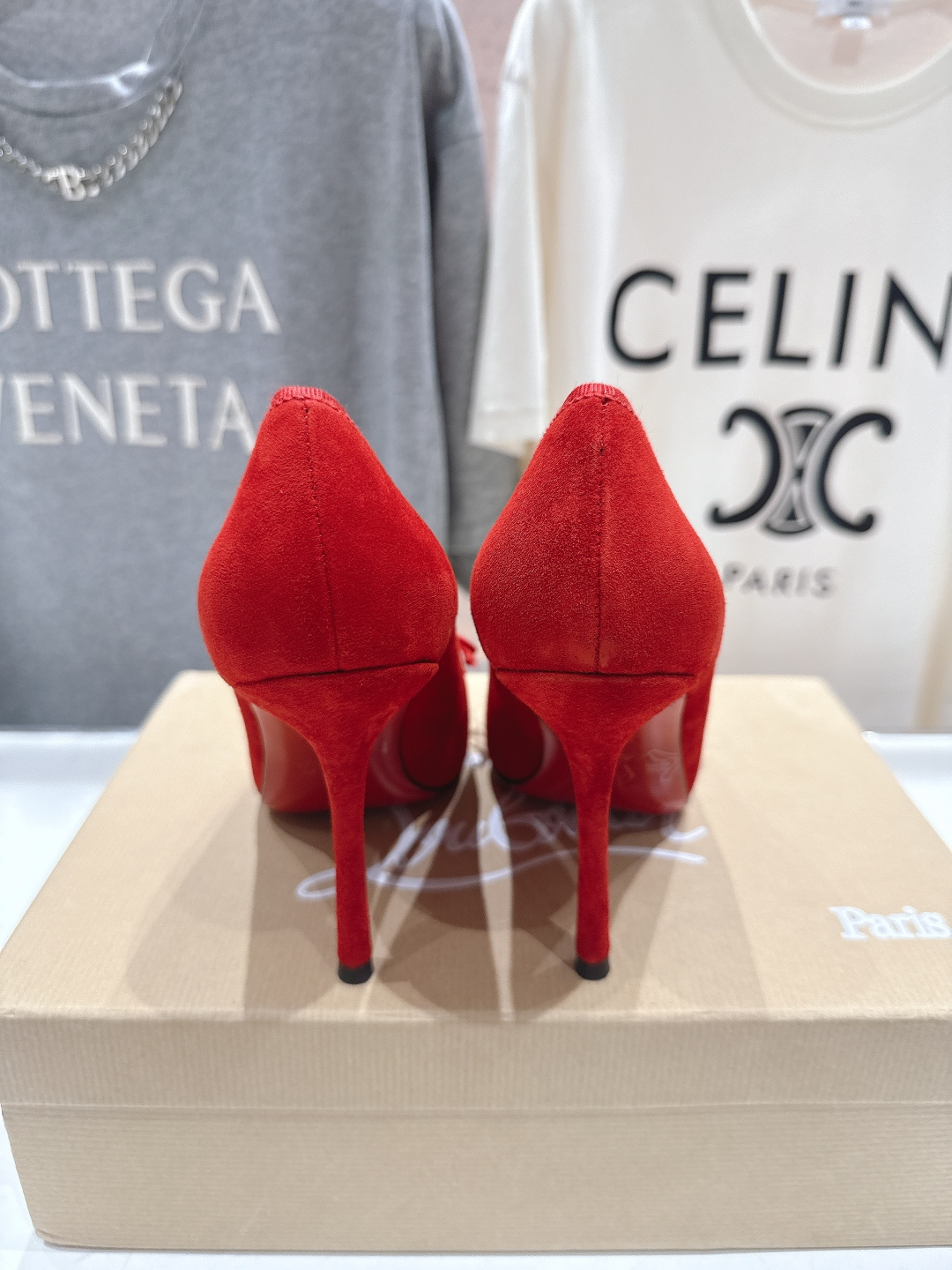 高版本出厂 Christian Loubotti CL红底鞋F030 2026ss新款蝴蝶结仙女风高跟鞋