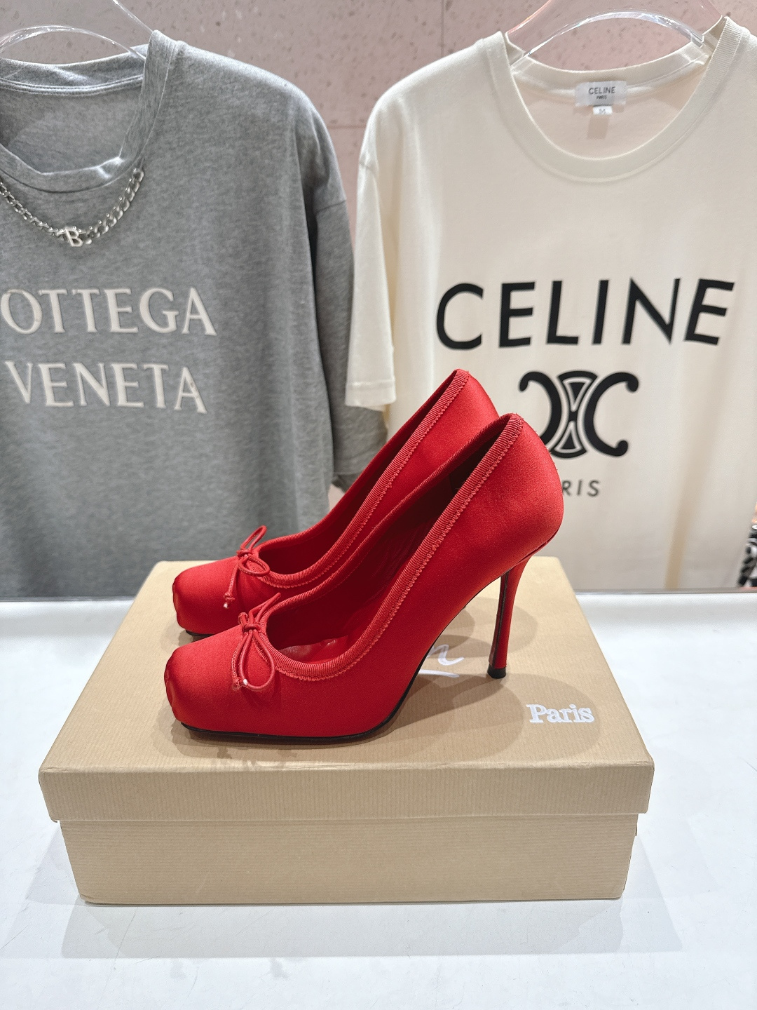 高版本出厂 Christian Loubotti CL红底鞋F030 2026ss新款蝴蝶结仙女风高跟鞋