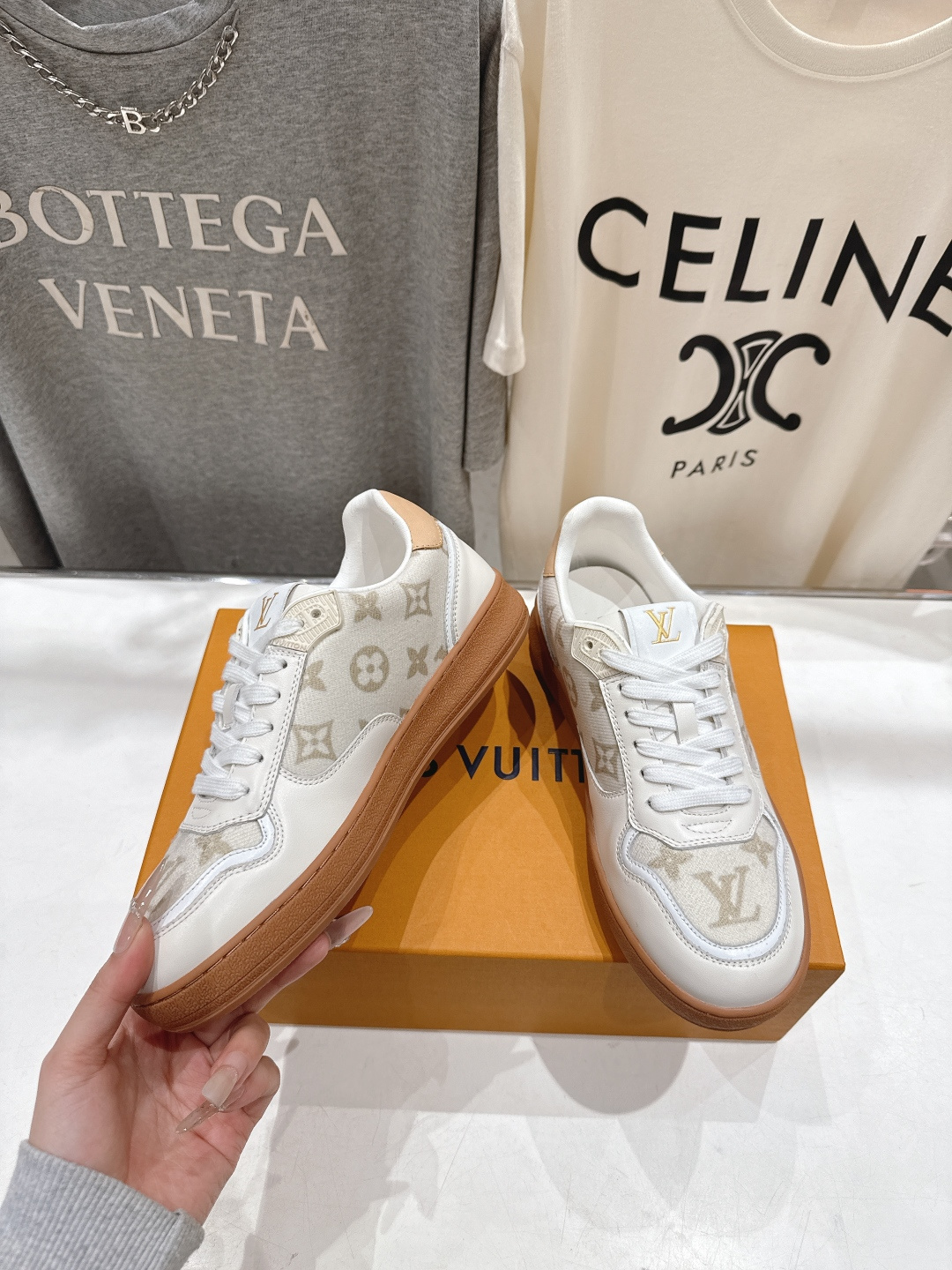 高版本出厂 LOUIS VUITTON～LV路易威登F035 L家驴牌最新走秀款Tilted系列厚底运动