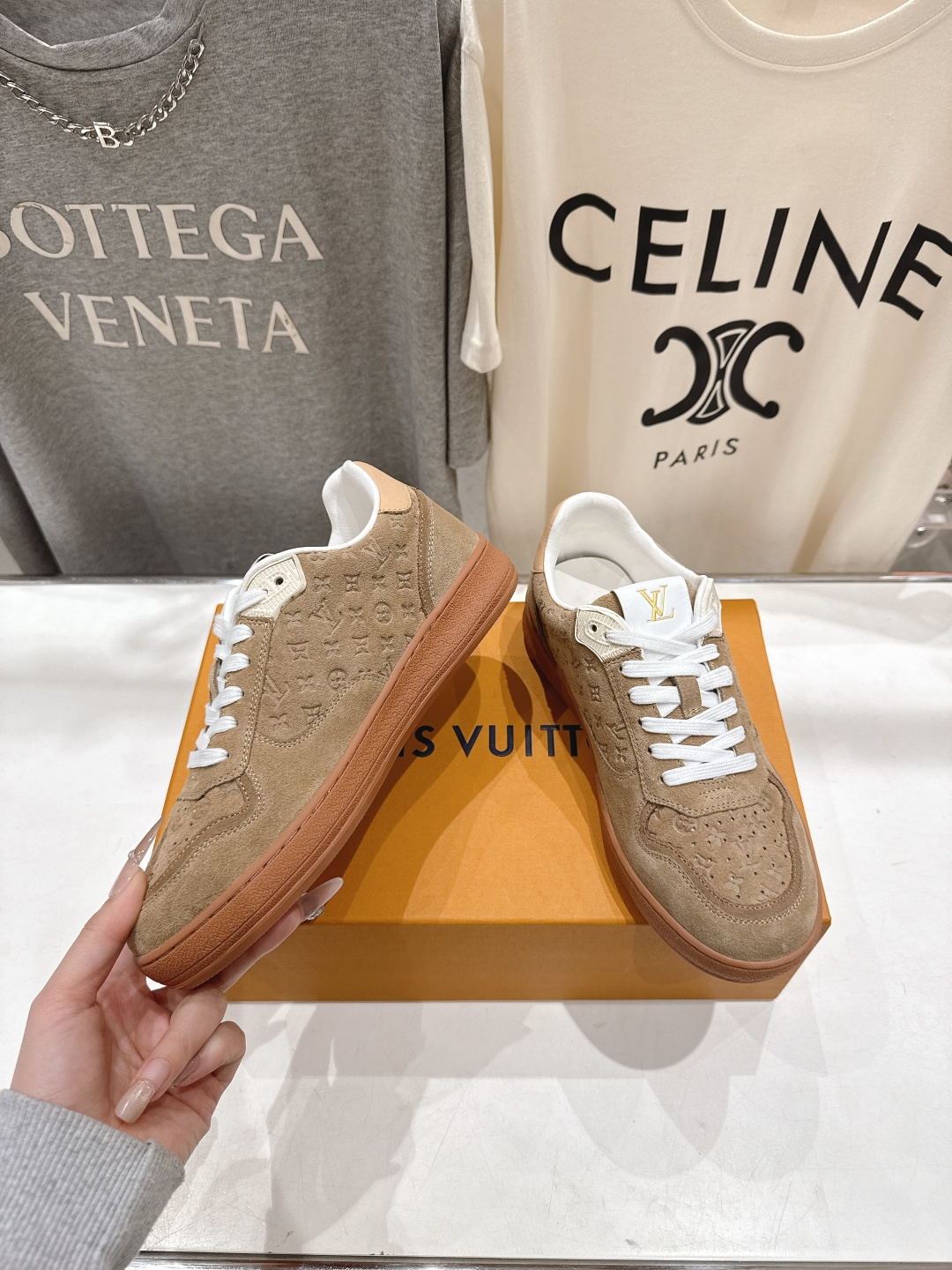 高版本出厂 LOUIS VUITTON～LV路易威登F035 L家驴牌最新走秀款Tilted系列厚底运动