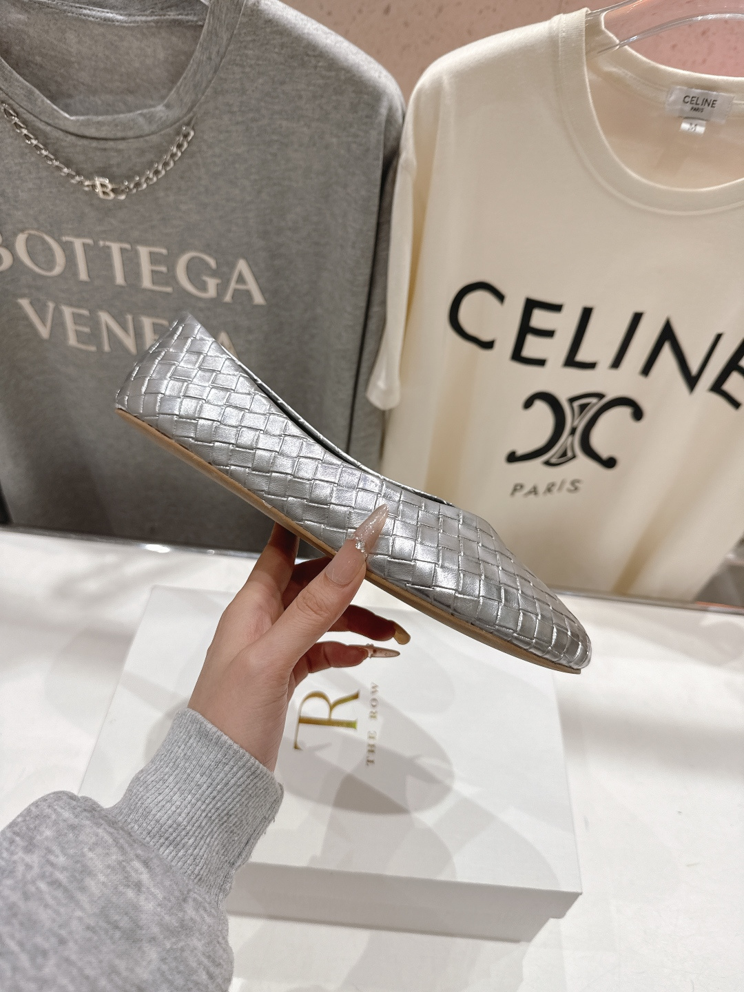 高版本出厂 The Row 2026ss早春新品爆款平底玛丽珍乐福鞋一脚蹬单鞋复古穆勒鞋非常舒服的一款平