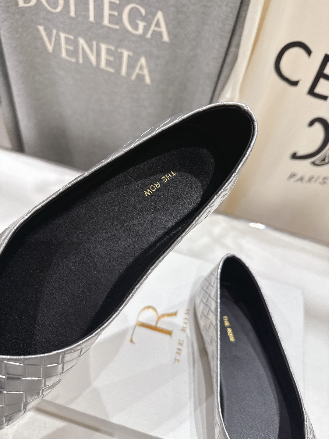 高版本出厂 The Row 2026ss早春新品爆款平底玛丽珍乐福鞋一脚蹬单鞋复古穆勒鞋非常舒服的一款平