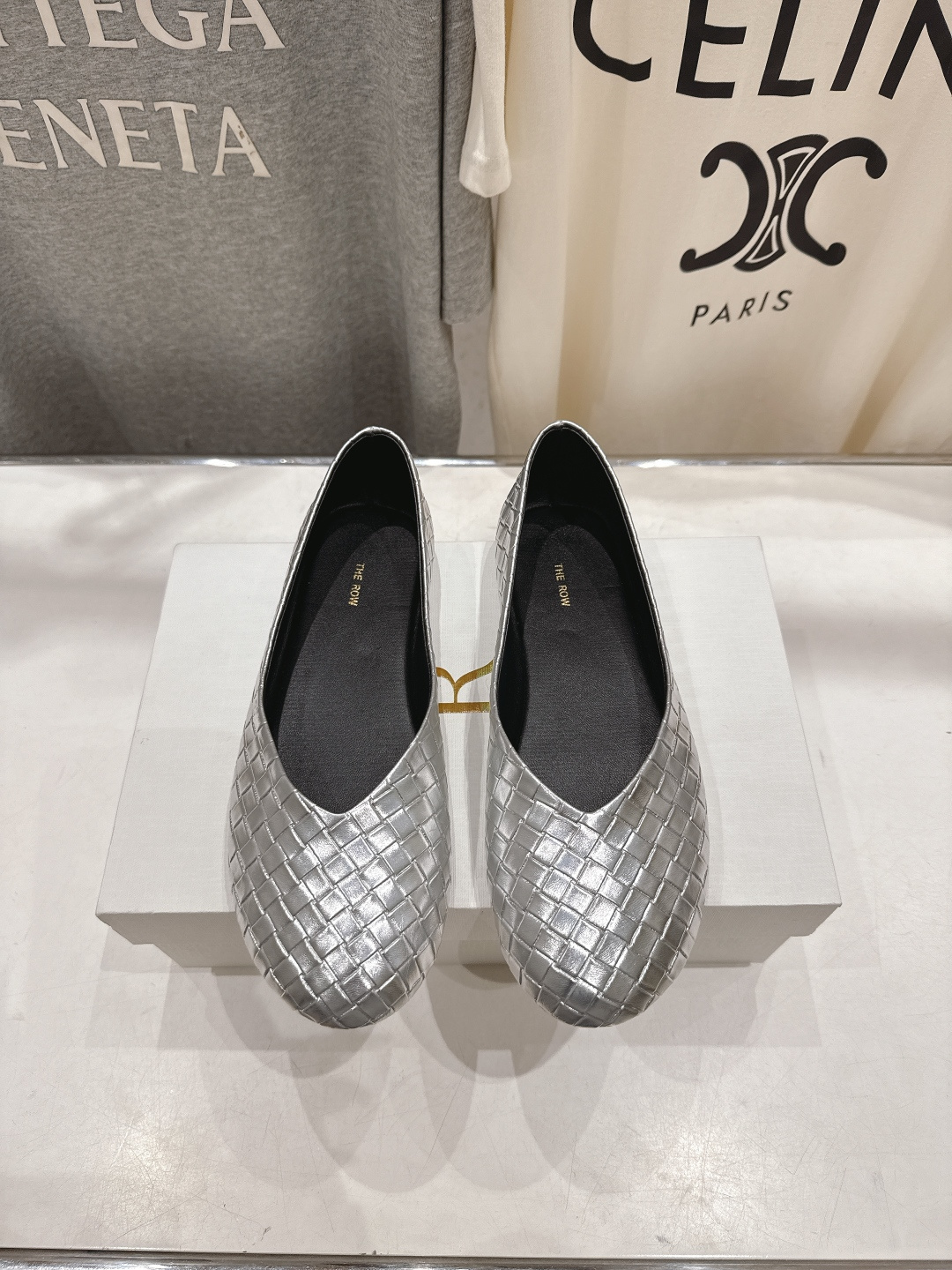 高版本出厂 The Row 2026ss早春新品爆款平底玛丽珍乐福鞋一脚蹬单鞋复古穆勒鞋非常舒服的一款平