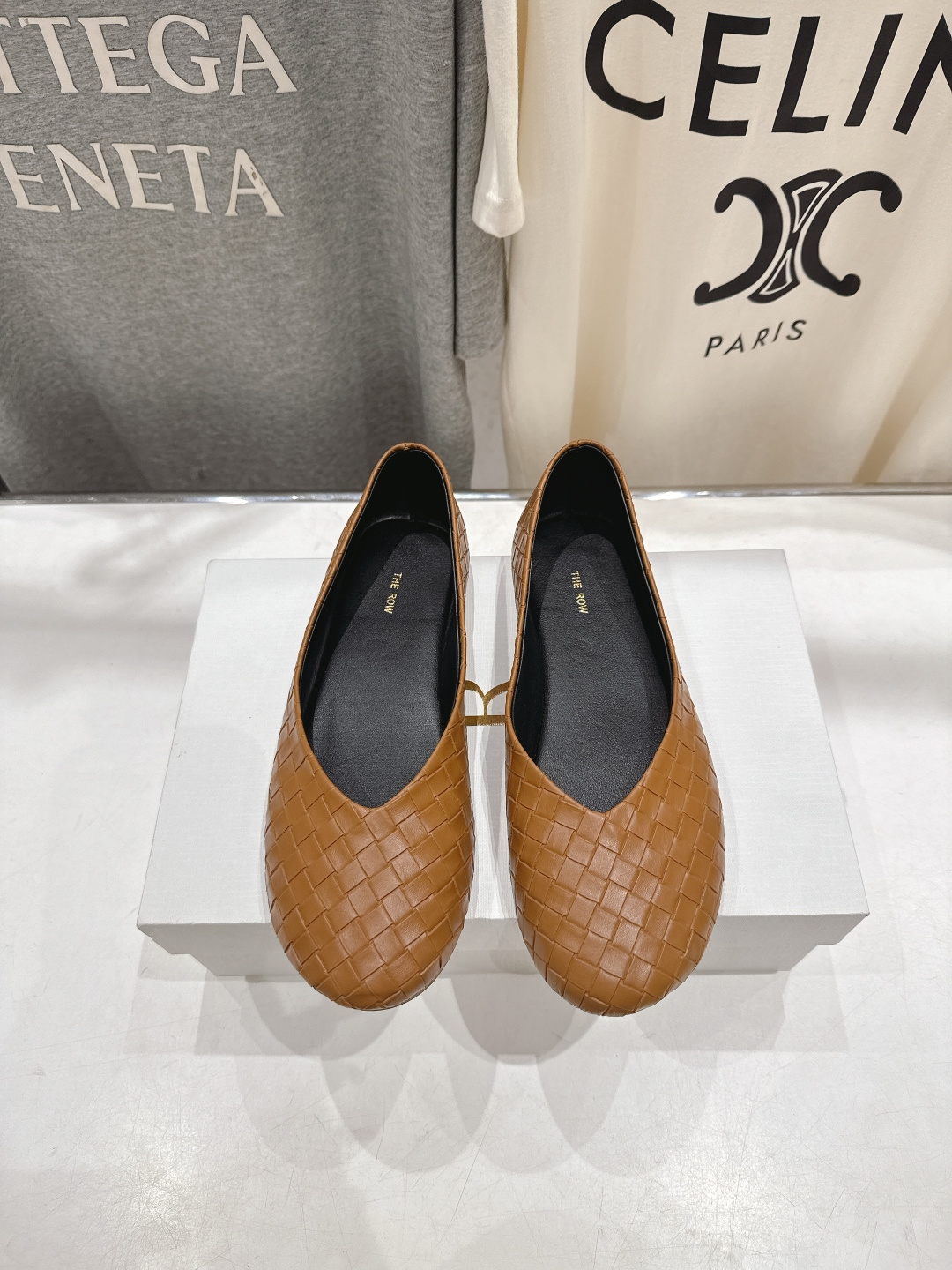 高版本出厂 The Row 2026ss早春新品爆款平底玛丽珍乐福鞋一脚蹬单鞋复古穆勒鞋非常舒服的一款平