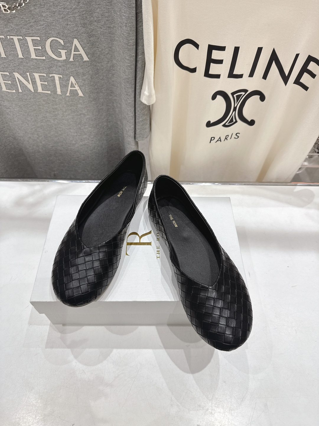 高版本出厂 The Row 2026ss早春新品爆款平底玛丽珍乐福鞋一脚蹬单鞋复古穆勒鞋非常舒服的一款平