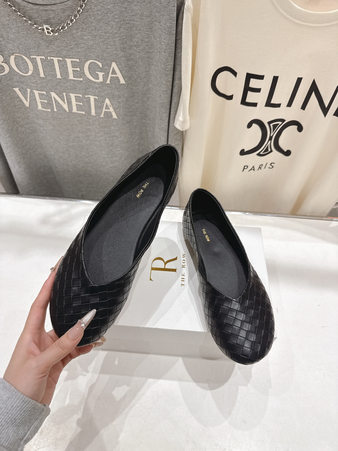 高版本出厂 The Row 2026ss早春新品爆款平底玛丽珍乐福鞋一脚蹬单鞋复古穆勒鞋非常舒服的一款平