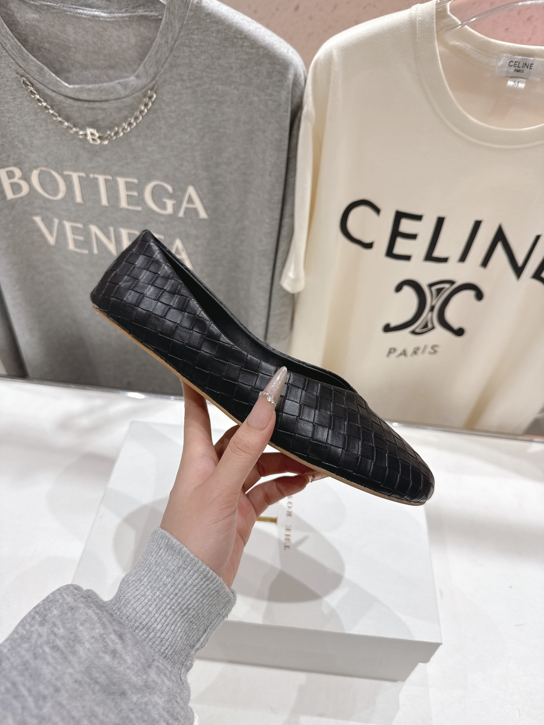 高版本出厂 The Row 2026ss早春新品爆款平底玛丽珍乐福鞋一脚蹬单鞋复古穆勒鞋非常舒服的一款平