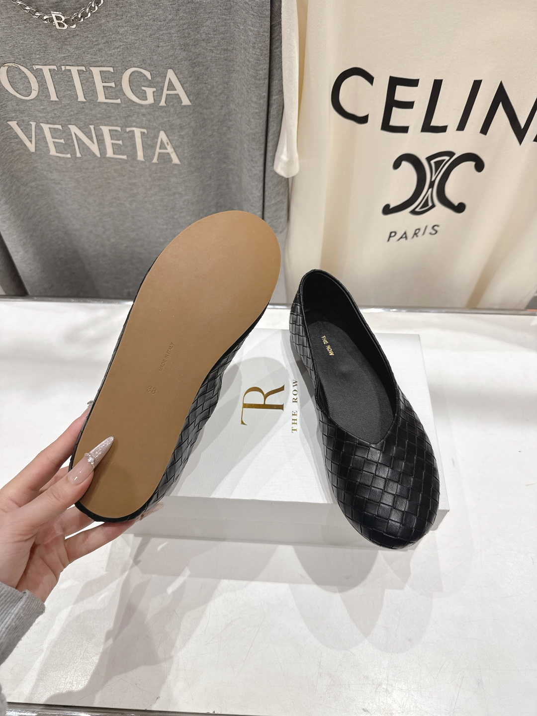 高版本出厂 The Row 2026ss早春新品爆款平底玛丽珍乐福鞋一脚蹬单鞋复古穆勒鞋非常舒服的一款平