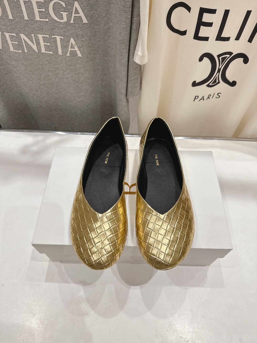 高版本出厂 The Row 2026ss早春新品爆款平底玛丽珍乐福鞋一脚蹬单鞋复古穆勒鞋非常舒服的一款平