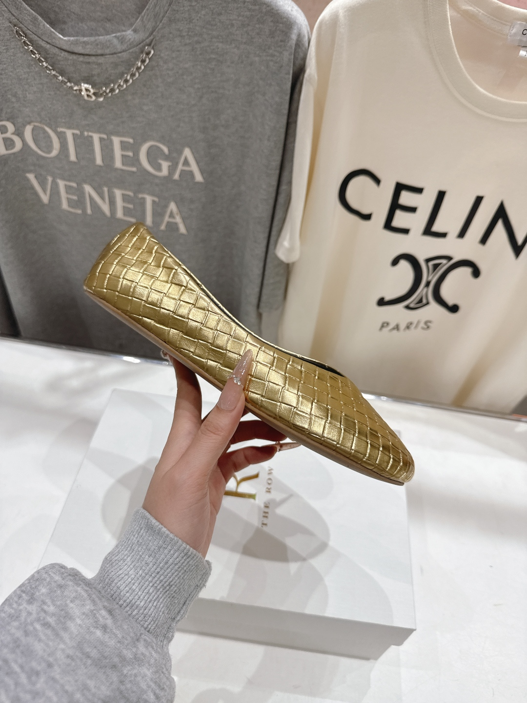 高版本出厂 The Row 2026ss早春新品爆款平底玛丽珍乐福鞋一脚蹬单鞋复古穆勒鞋非常舒服的一款平