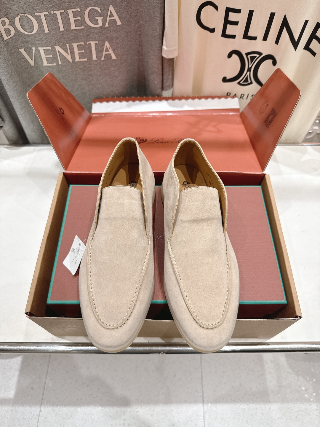 高版本出厂 要飞机盒加+10 男码订做 Loro Piana* LP万年经典款高帮乐福鞋 简约时尚 脚感