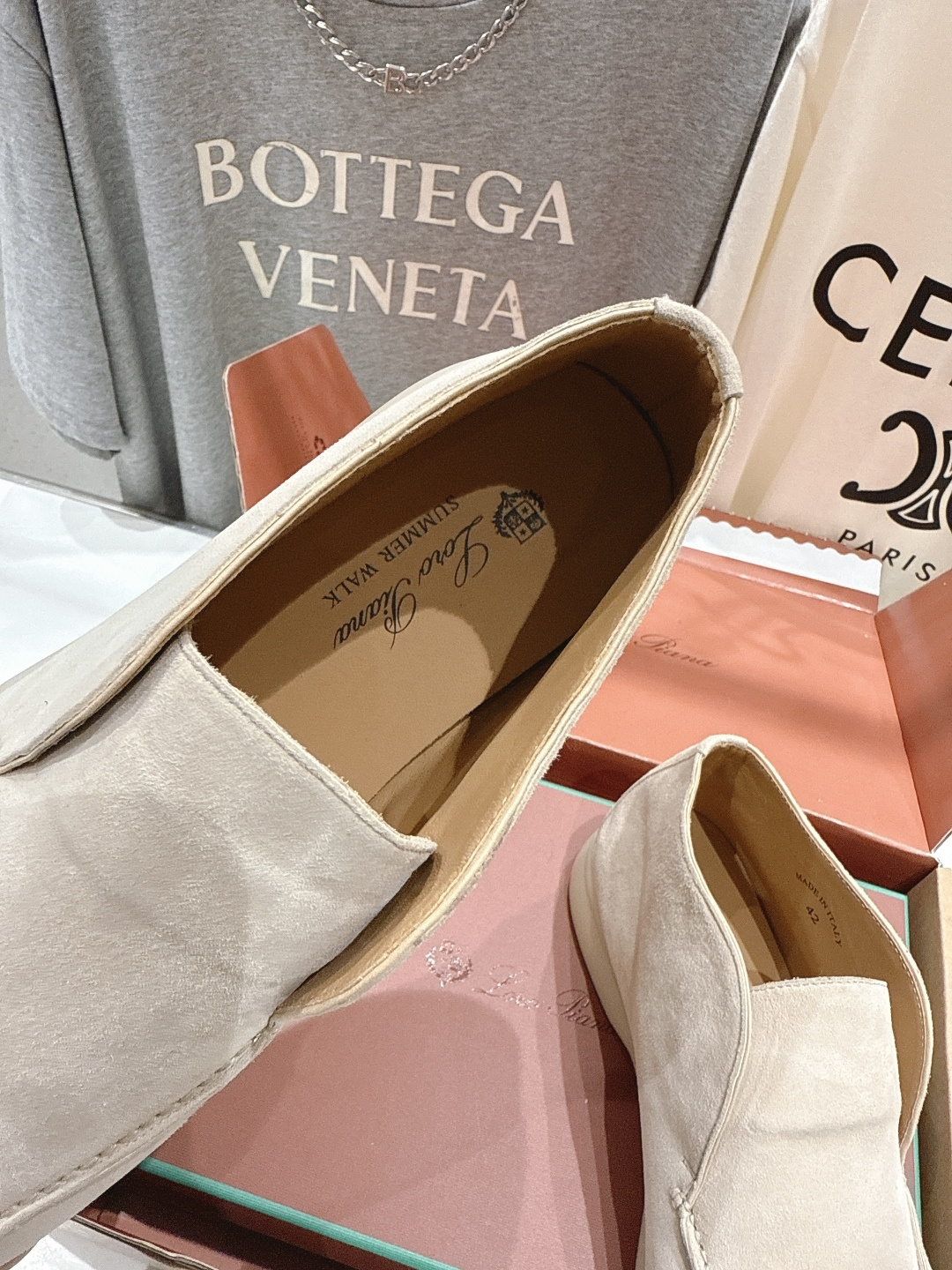 高版本出厂 要飞机盒加+10 男码订做 Loro Piana* LP万年经典款高帮乐福鞋 简约时尚 脚感