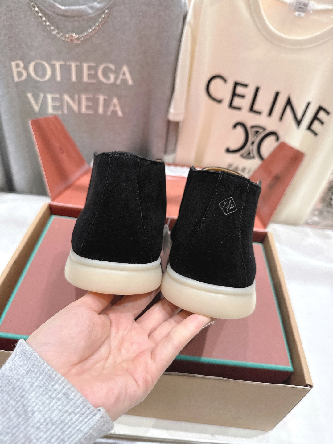 高版本出厂 要飞机盒加+10 男码订做 Loro Piana* LP万年经典款高帮乐福鞋 简约时尚 脚感