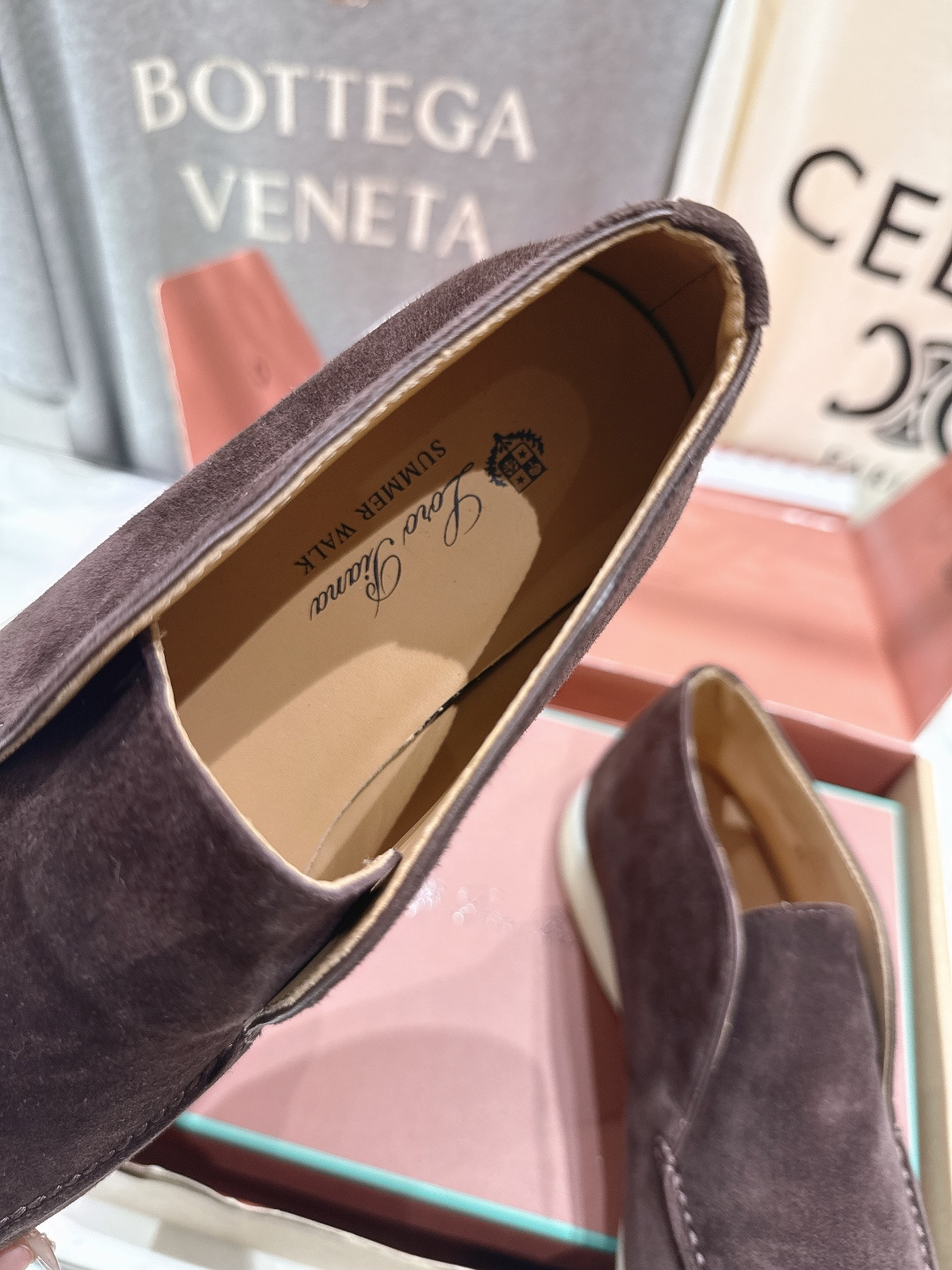 高版本出厂 要飞机盒加+10 男码订做 Loro Piana* LP万年经典款高帮乐福鞋 简约时尚 脚感