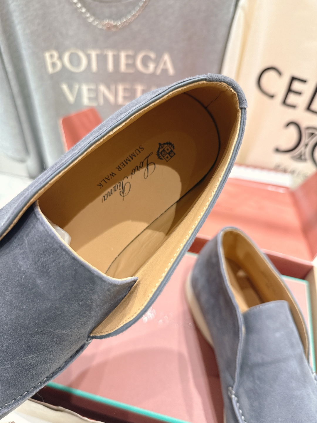 高版本出厂 要飞机盒加+10 男码订做 Loro Piana* LP万年经典款高帮乐福鞋 简约时尚 脚感