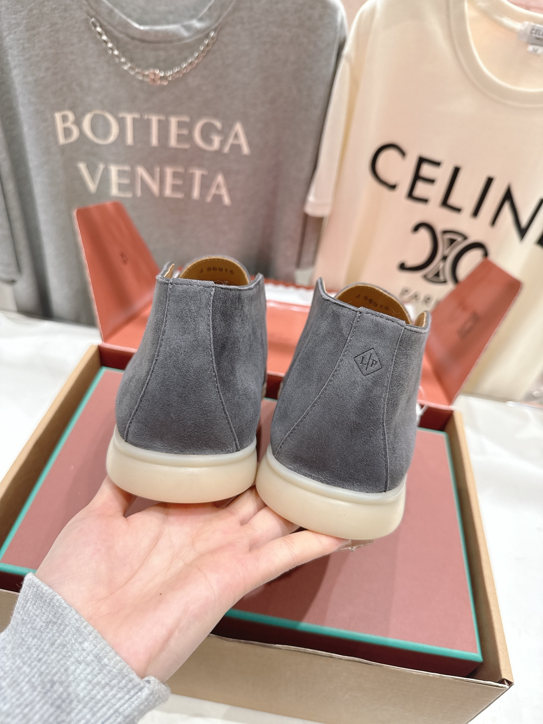 高版本出厂 要飞机盒加+10 男码订做 Loro Piana* LP万年经典款高帮乐福鞋 简约时尚 脚感