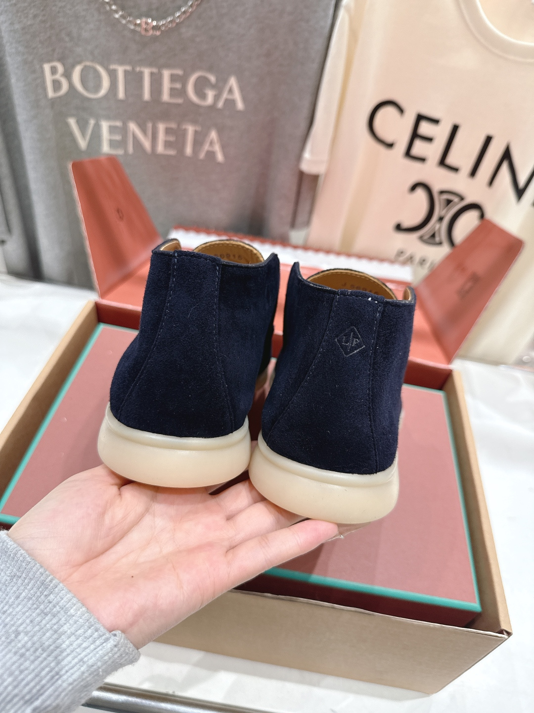 高版本出厂 要飞机盒加+10 男码订做 Loro Piana* LP万年经典款高帮乐福鞋 简约时尚 脚感