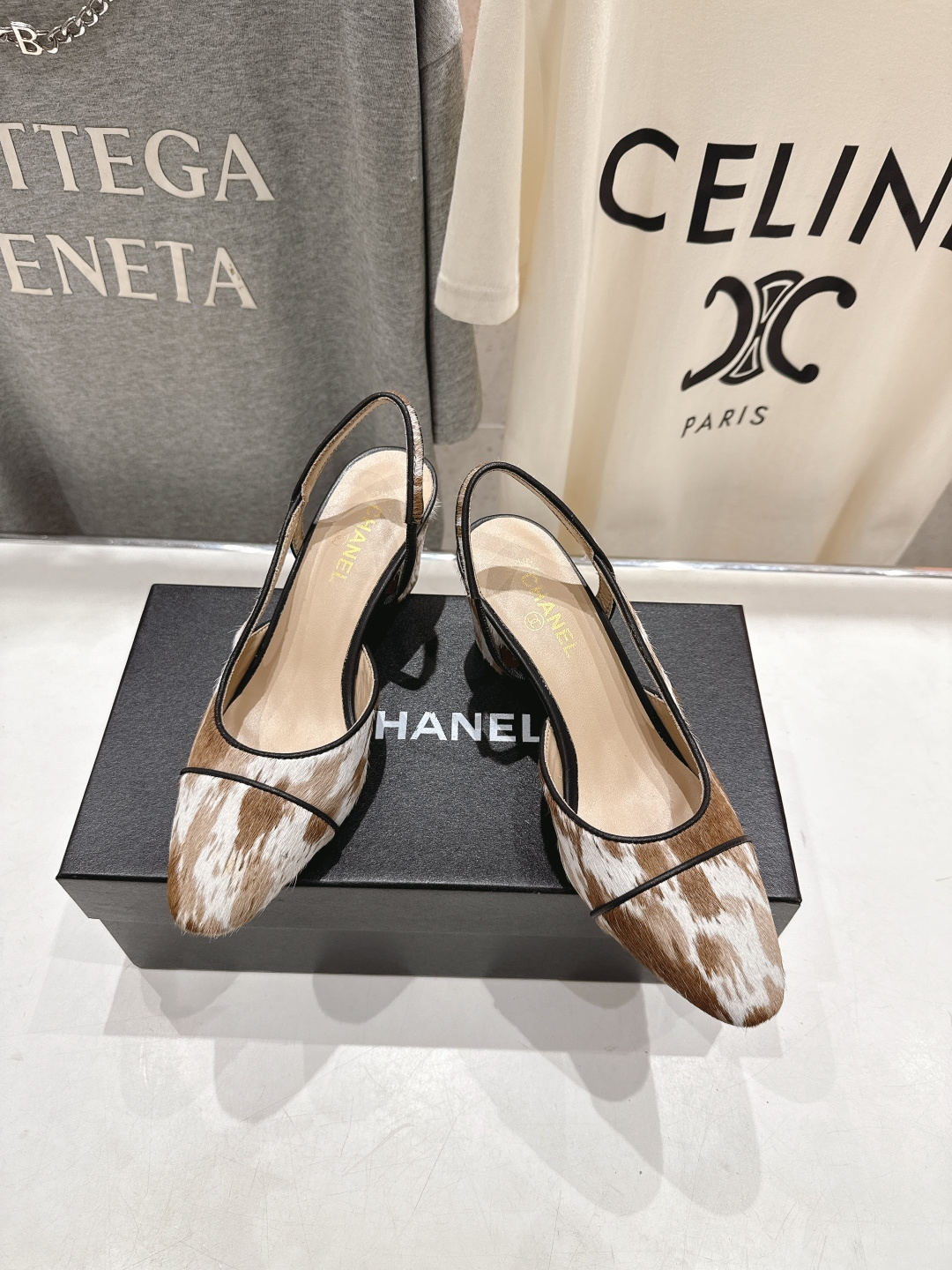 高版本出厂 CHANEL/香奈儿 小香F013 2026ss春夏🆕新款小圆头玛丽珍高跟凉鞋鞋楦精美，米兰