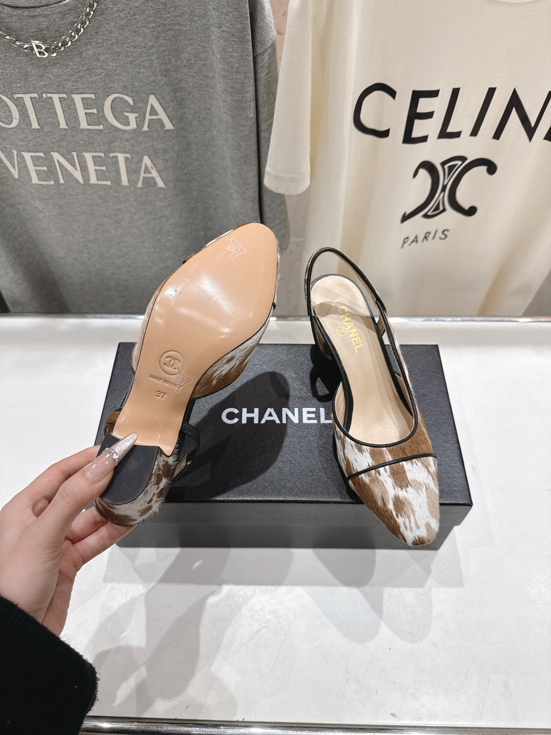 高版本出厂 CHANEL/香奈儿 小香F013 2026ss春夏🆕新款小圆头玛丽珍高跟凉鞋鞋楦精美，米兰