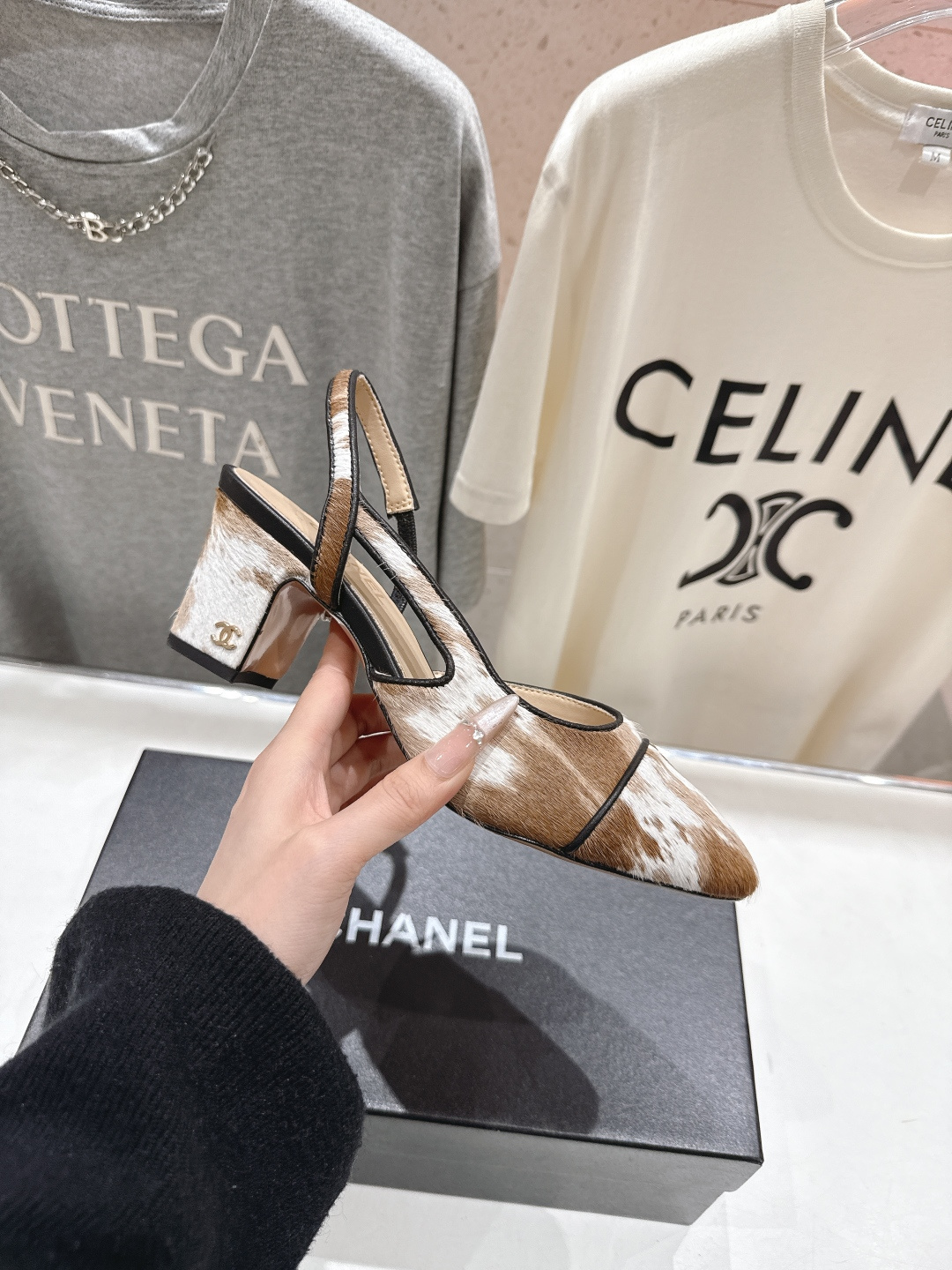 高版本出厂 CHANEL/香奈儿 小香F013 2026ss春夏🆕新款小圆头玛丽珍高跟凉鞋鞋楦精美，米兰