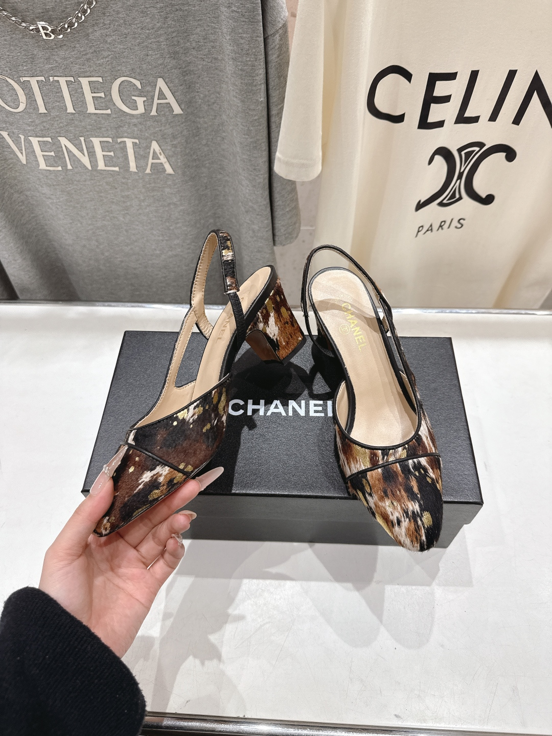 高版本出厂 CHANEL/香奈儿 小香F013 2026ss春夏🆕新款小圆头玛丽珍高跟凉鞋鞋楦精美，米兰