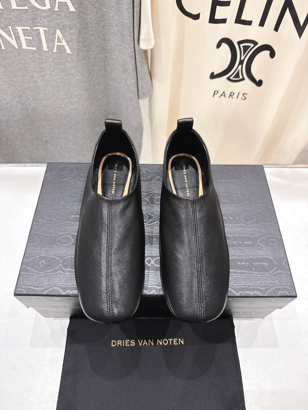 高版本出厂 Dries Van Noten#DVN F026新款平底复古乐福鞋一脚蹬懒人鞋休闲鞋，最近的