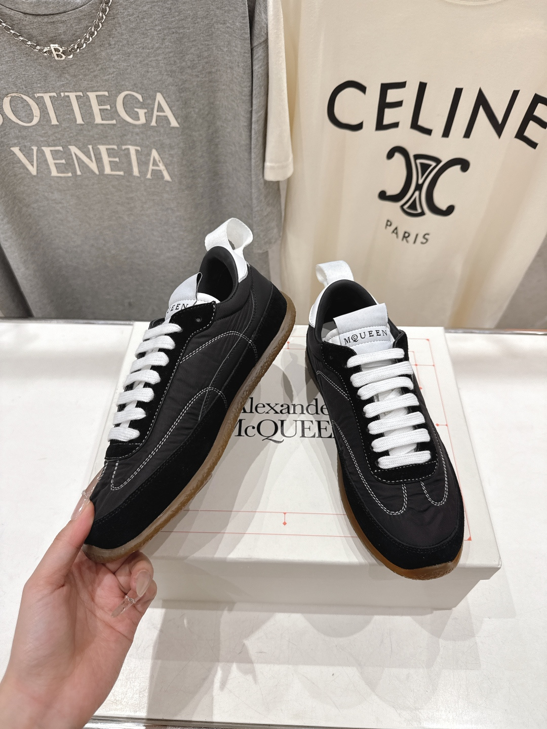 高版本出厂 情侣款 ALEXANDER MCQUEEN/亚历山大·麦昆 最新 Flexion系列情侣款复