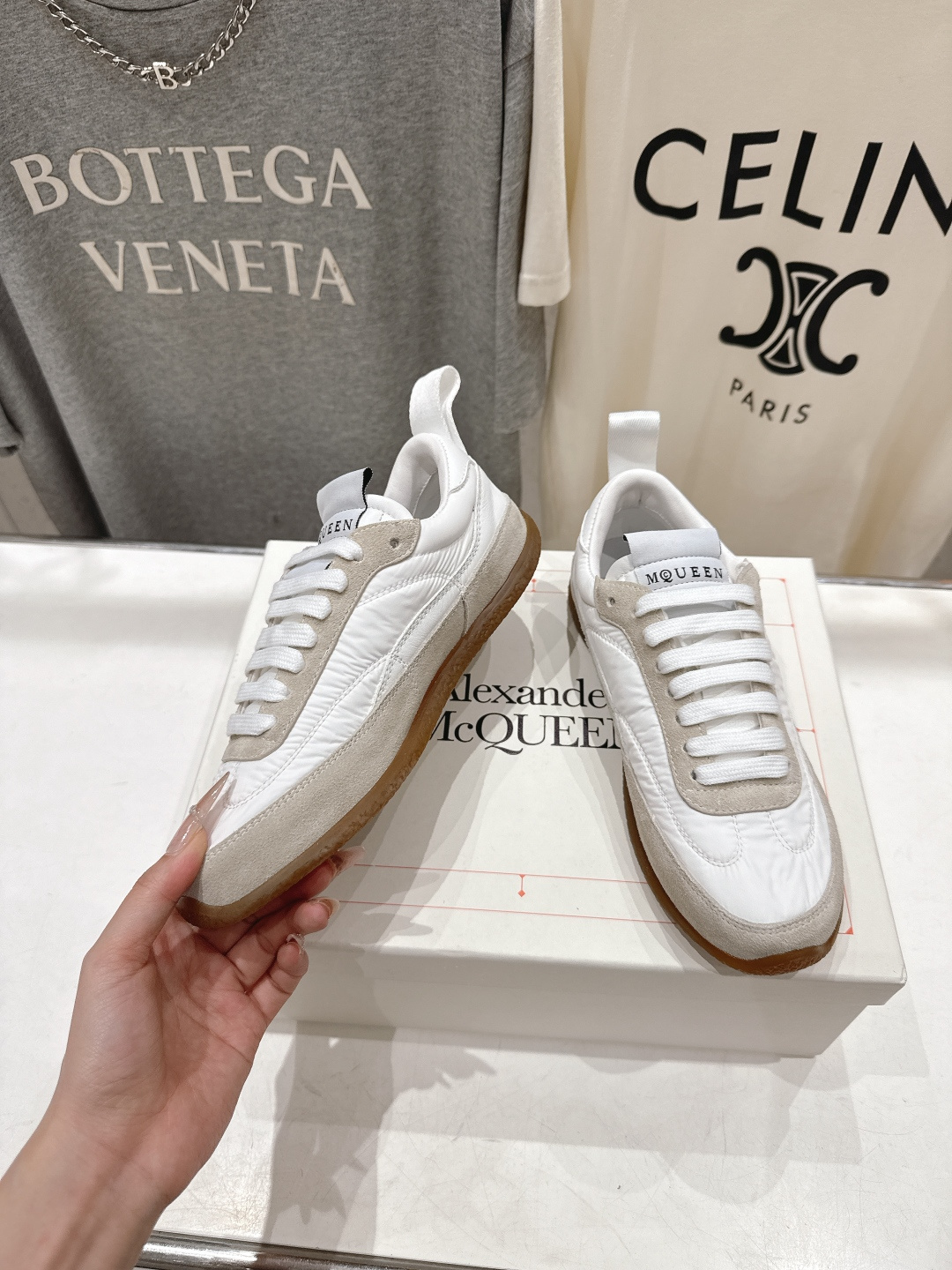 高版本出厂 情侣款 ALEXANDER MCQUEEN/亚历山大·麦昆 最新 Flexion系列情侣款复