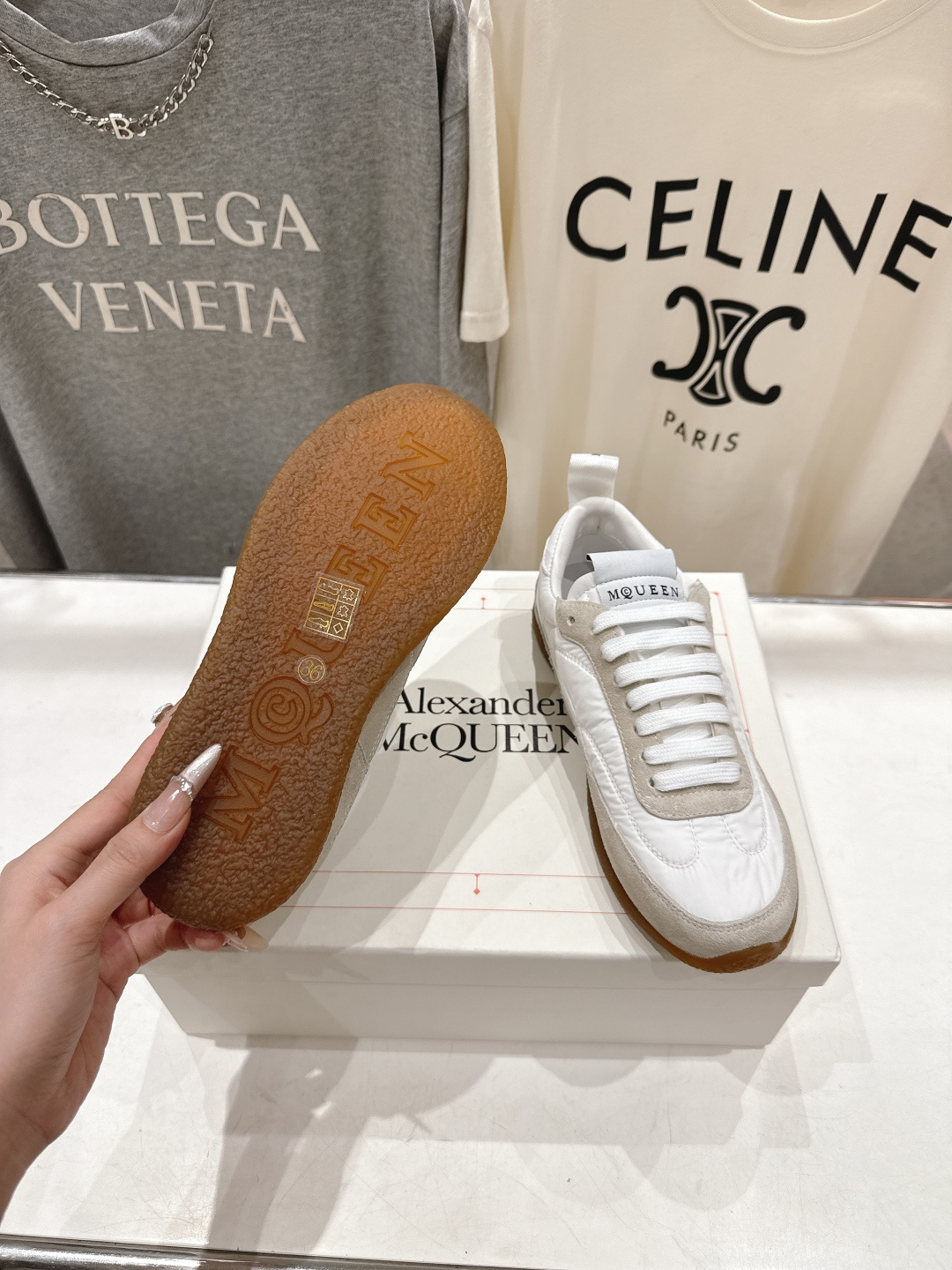 高版本出厂 情侣款 ALEXANDER MCQUEEN/亚历山大·麦昆 最新 Flexion系列情侣款复