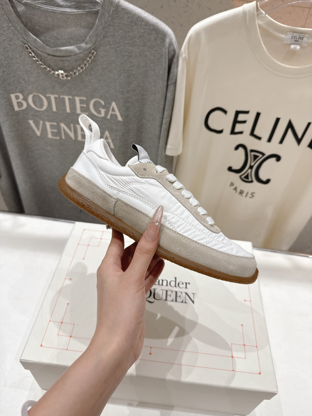 高版本出厂 情侣款 ALEXANDER MCQUEEN/亚历山大·麦昆 最新 Flexion系列情侣款复