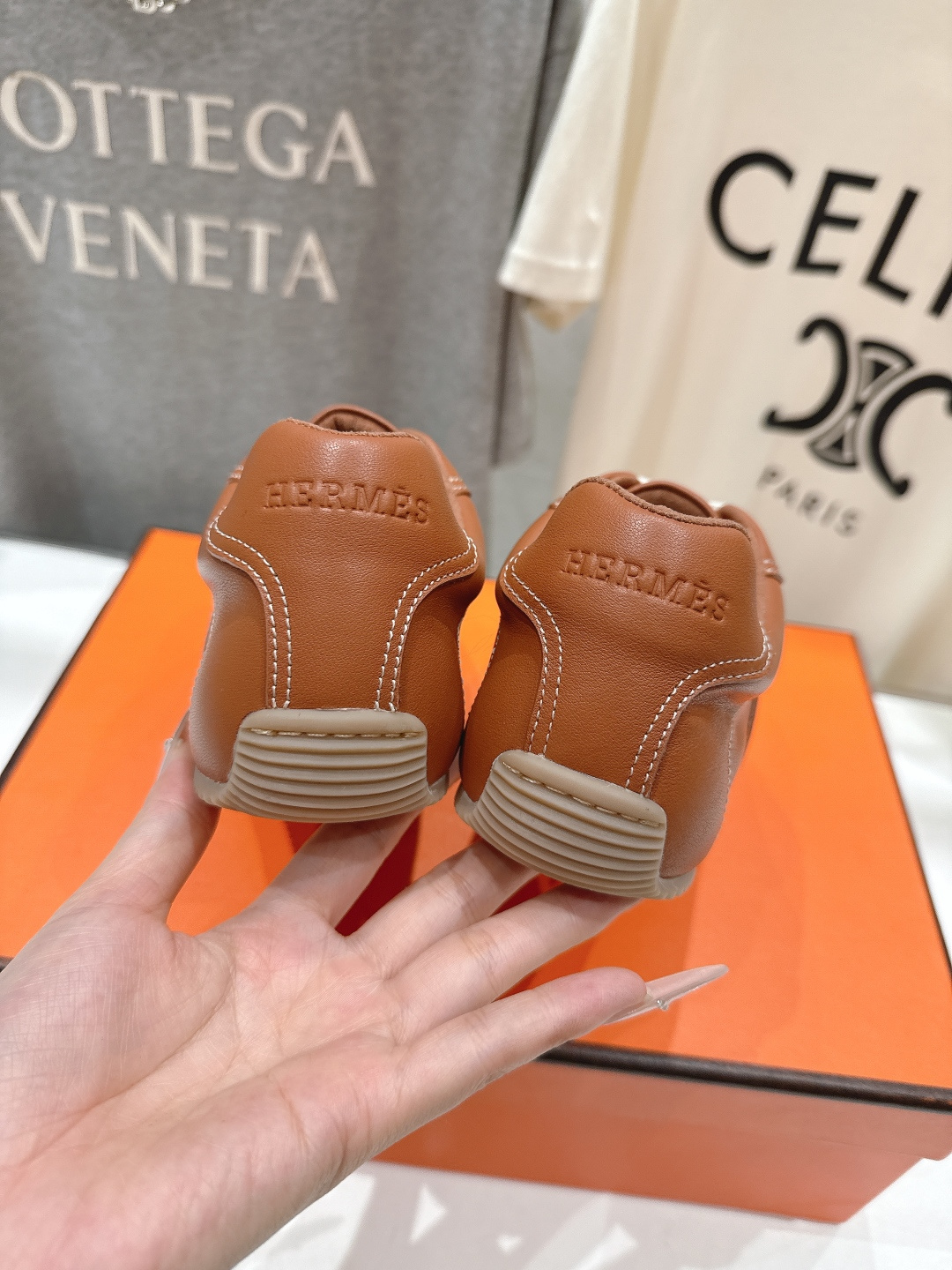 高版本出厂 Hermes/爱马仕H家F015 2026ss新款系带休闲运动鞋跑步鞋阿甘鞋经典运动风格+英