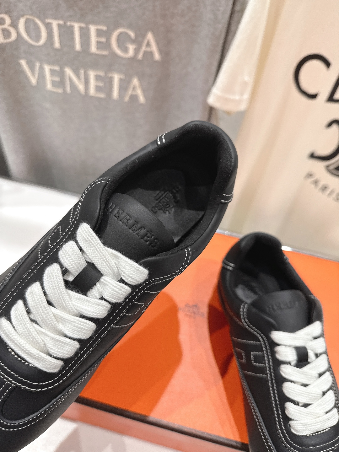 高版本出厂 Hermes/爱马仕H家F015 2026ss新款系带休闲运动鞋跑步鞋阿甘鞋经典运动风格+英