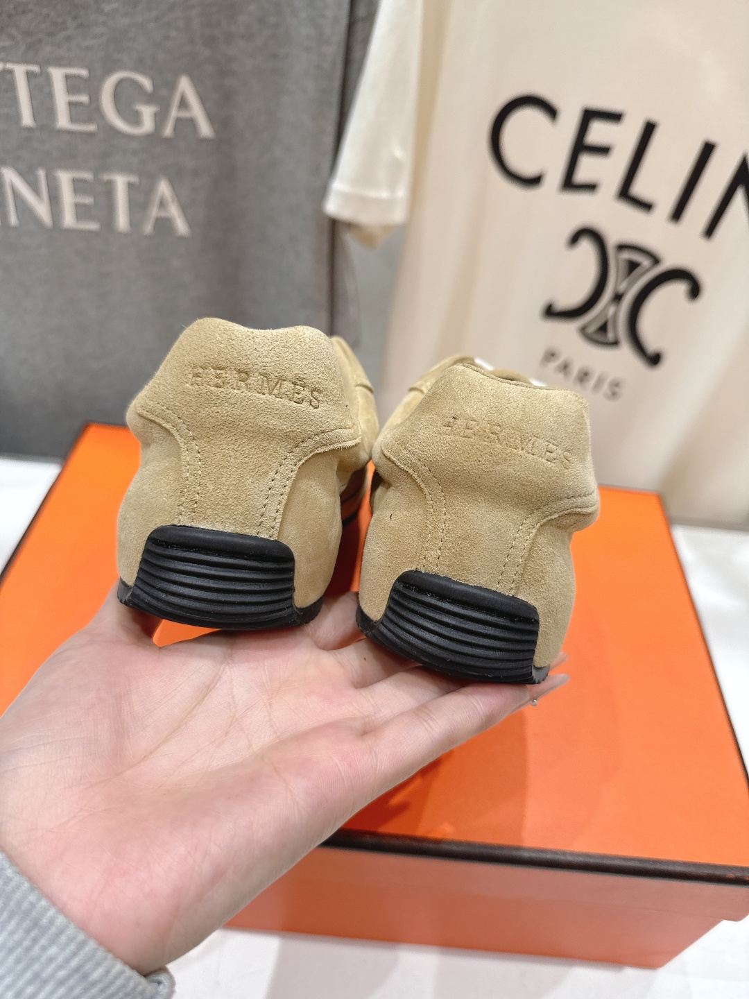 高版本出厂 Hermes/爱马仕H家F015 2026ss新款系带休闲运动鞋跑步鞋阿甘鞋经典运动风格+英