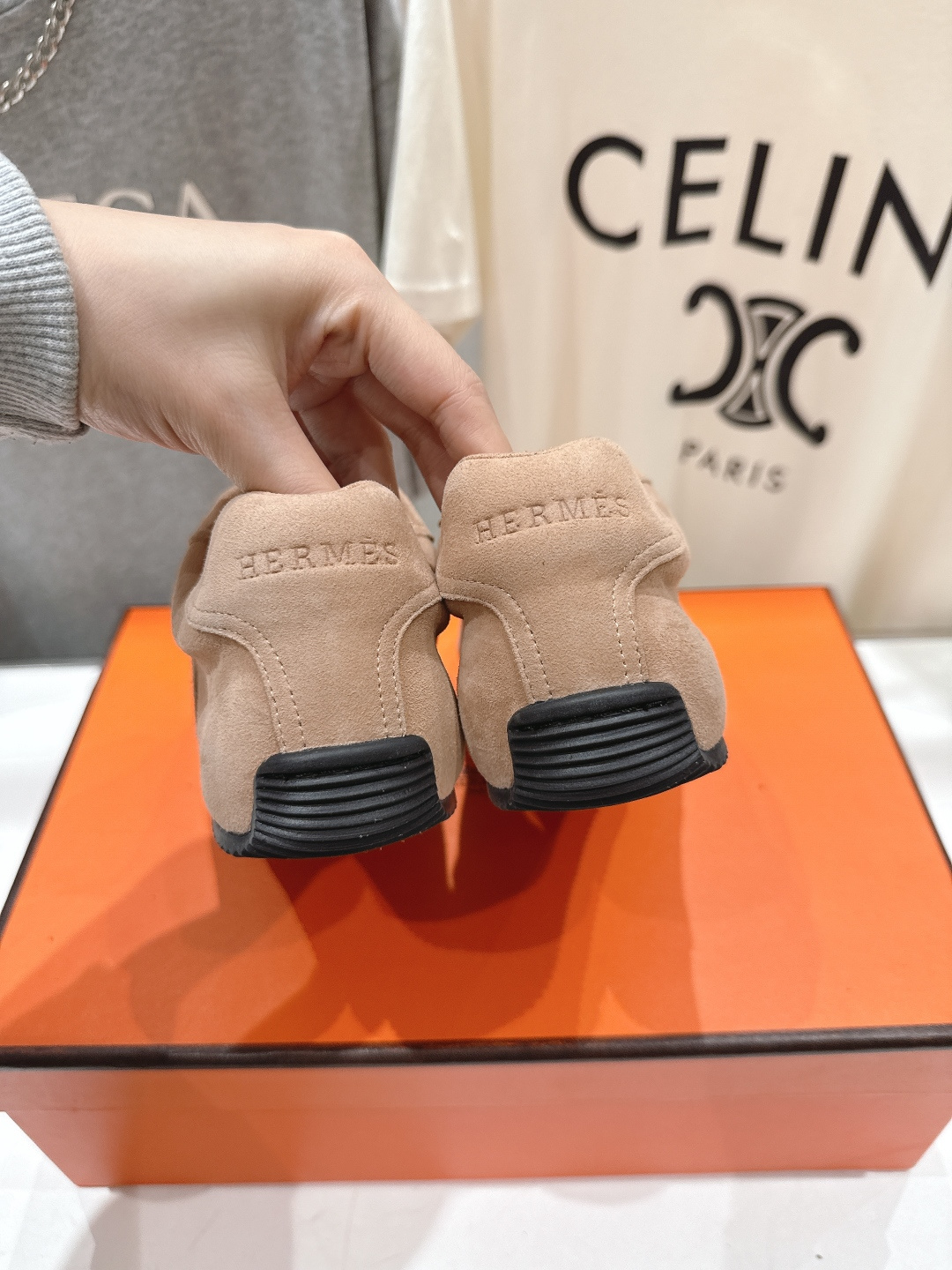 高版本出厂 Hermes/爱马仕H家F015 2026ss新款系带休闲运动鞋跑步鞋阿甘鞋经典运动风格+英