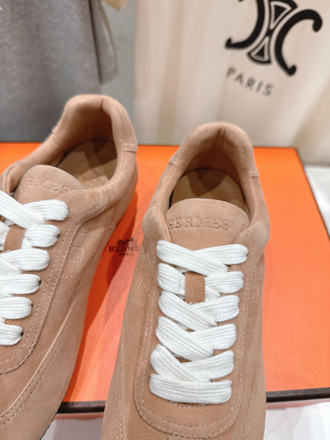 高版本出厂 Hermes/爱马仕H家F015 2026ss新款系带休闲运动鞋跑步鞋阿甘鞋经典运动风格+英