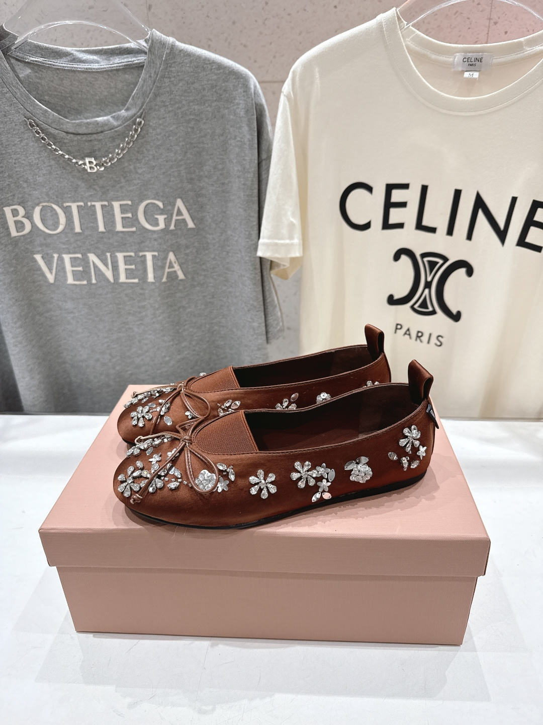 高版本出厂 MiuMiu/缪缪F033 2026ss新款法式仙女风玛丽珍平底鞋单鞋芭蕾平底鞋亮相2026