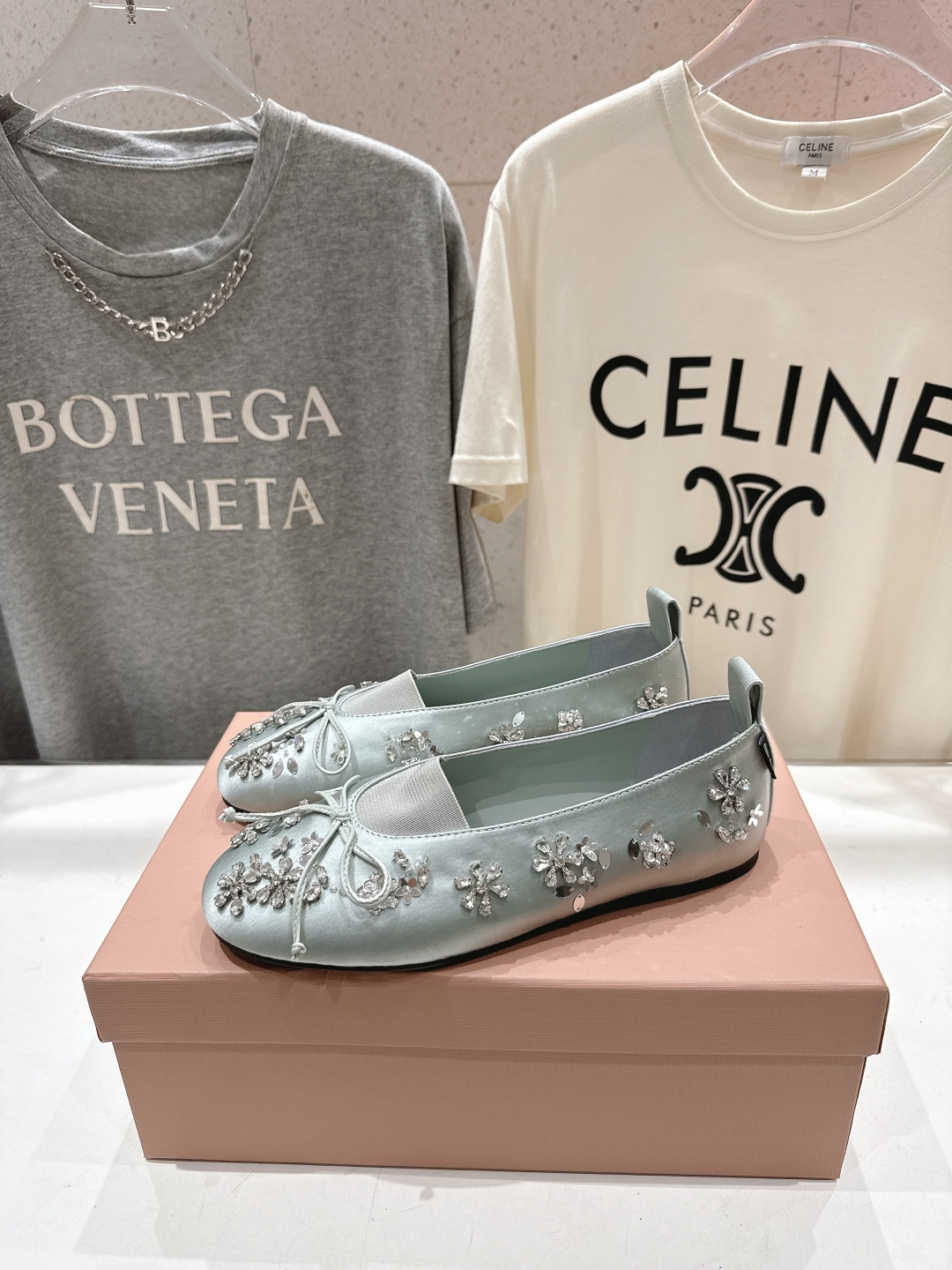 高版本出厂 MiuMiu/缪缪F033 2026ss新款法式仙女风玛丽珍平底鞋单鞋芭蕾平底鞋亮相2026