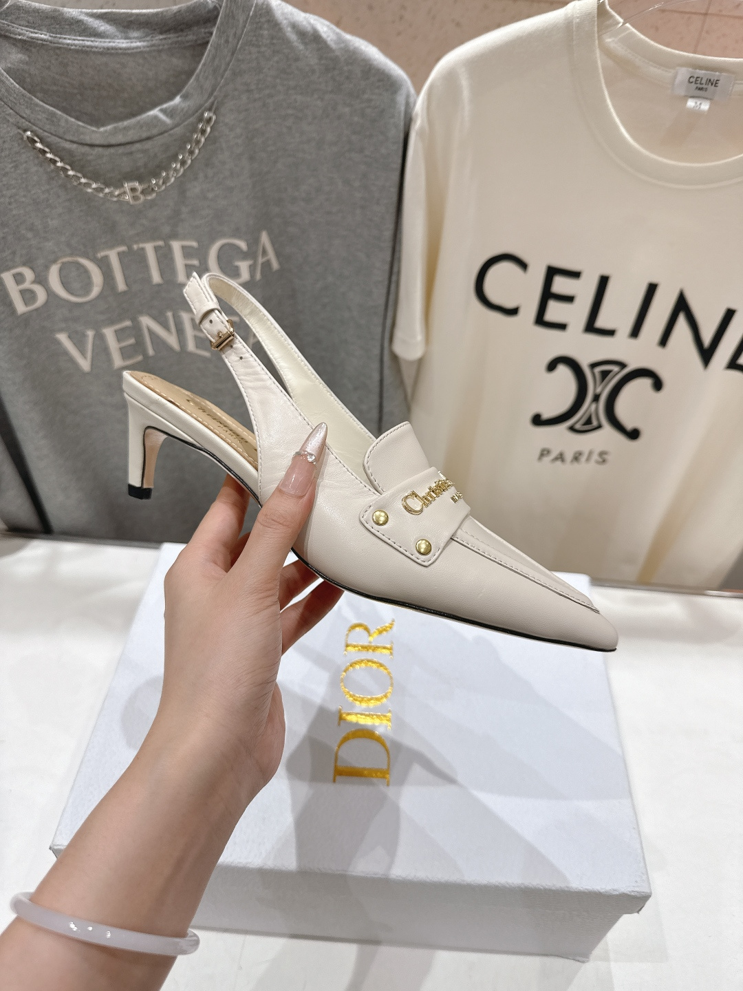 高版本出厂 DIOR*迪奥F031 D家2026ss春夏新款尖头高跟鞋凉鞋时装鞋！顶级版本～超美的脚踝扣