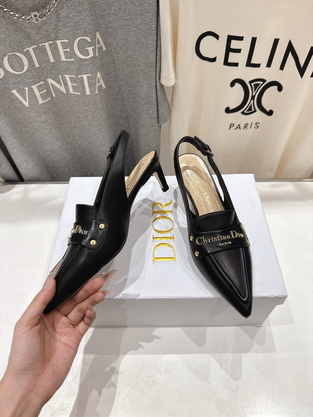 高版本出厂 DIOR*迪奥F031 D家2026ss春夏新款尖头高跟鞋凉鞋时装鞋！顶级版本～超美的脚踝扣