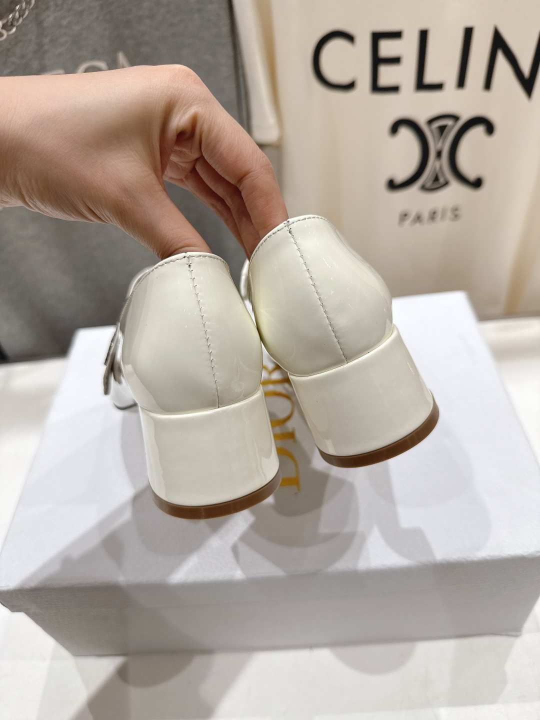 高版本出厂 DIOR*迪奥F031 D家2026ss春夏新款玛丽珍高跟鞋 方头小矮跟单鞋！顶级版本原版套